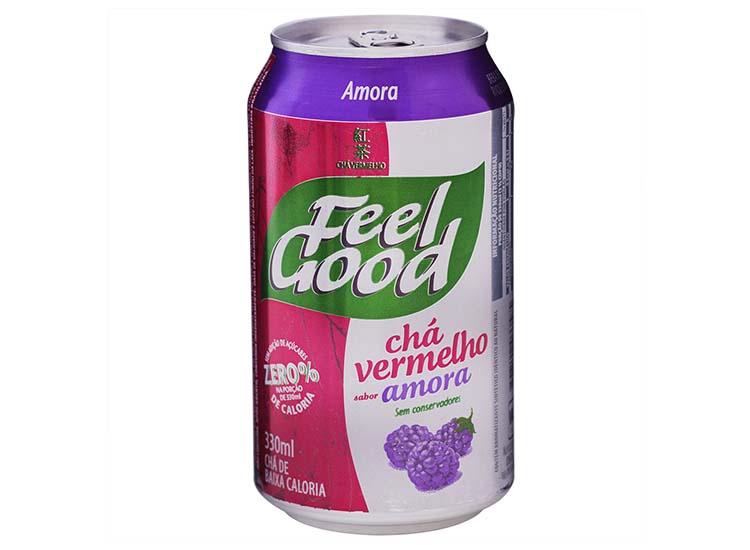 Chá Vermelho Feel Good com Amora Lata 330 ml