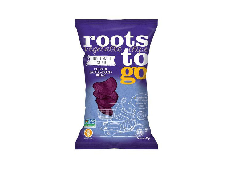 CHIPS DE BATATAS-DOCES ROXAS ROOTS TO GO