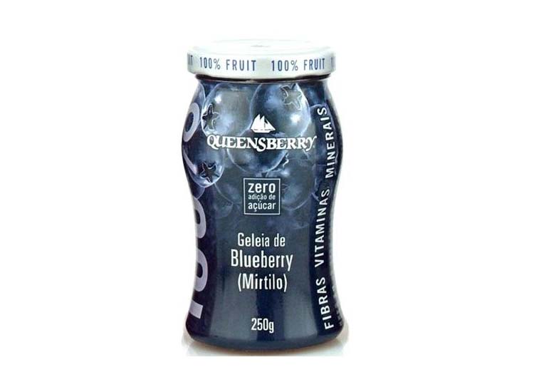 Geléia de Blueberry 100% Fruit Queensberry – 250 g