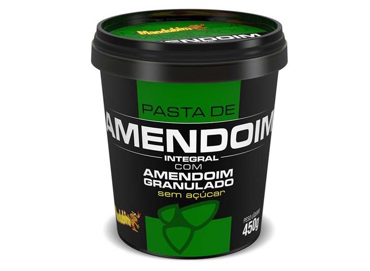 Pasta de Amendoim Integral com Granulado (450g)