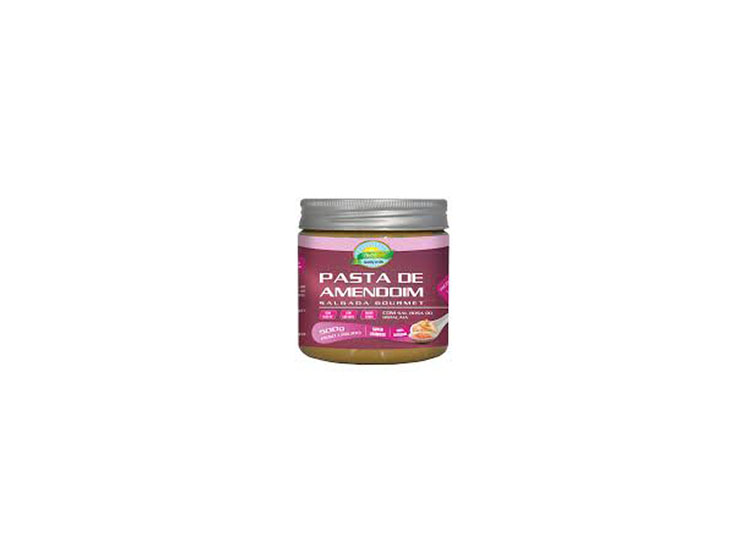 Pasta de Amendoim Integral Salgada com Sal Rosa do Himalaia 500g