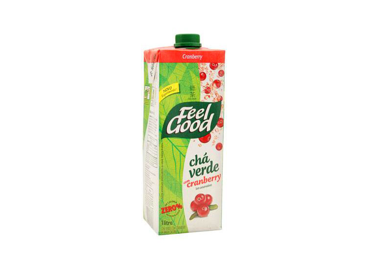 Feel Good Chá Verde com Cranberry 1L