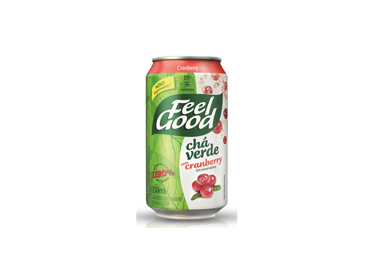 Chá Verde Cranberry Feel Good 330ml