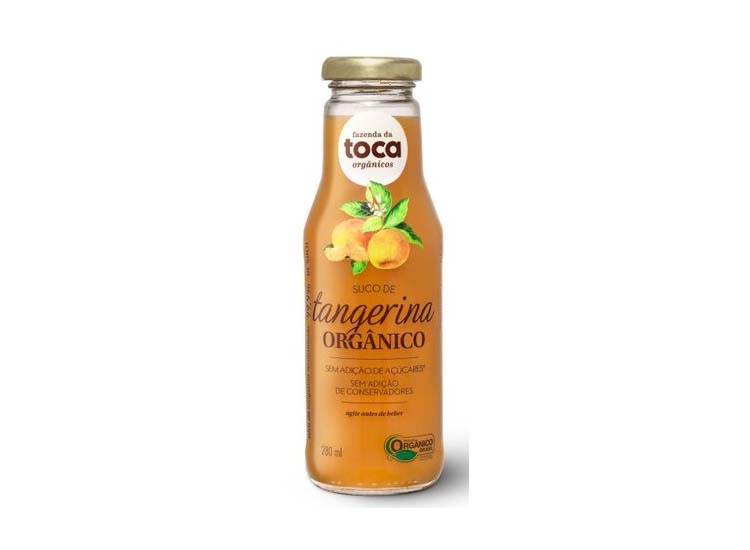 Suco de Tangerina Orgânico Integral Fazenda da Toca 280ml