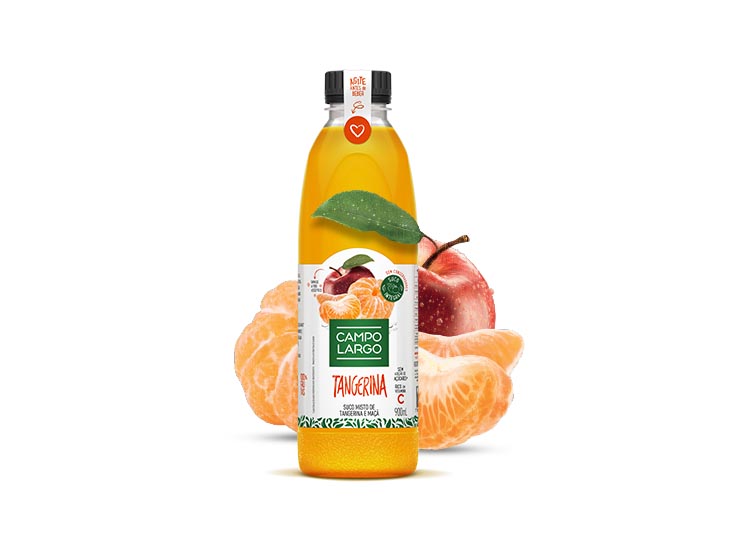 Suco de Tangerina Campo Largo  900 ml / 250 ml / 200 ml