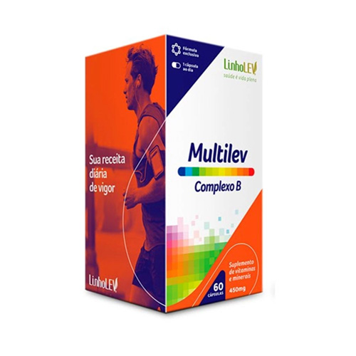 Multilev – Complexo B –  Linha LEV – 60 cápsulas – 450mg