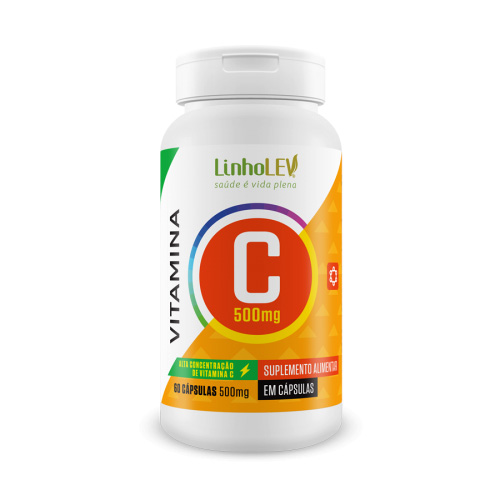 Vitamina C 500mg – Linho LEV – 60 caps